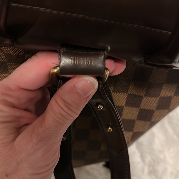 LOUIS VUITTON Damier Ebene Soho Backpack 1999 Classic mint Authentic Vintage - Picture 13 of 16